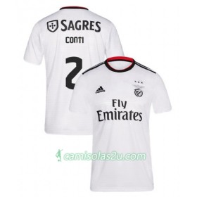 Camisolas de Futebol Benfica Conti 2 Equipamento Alternativa 2018/19 Manga Curta